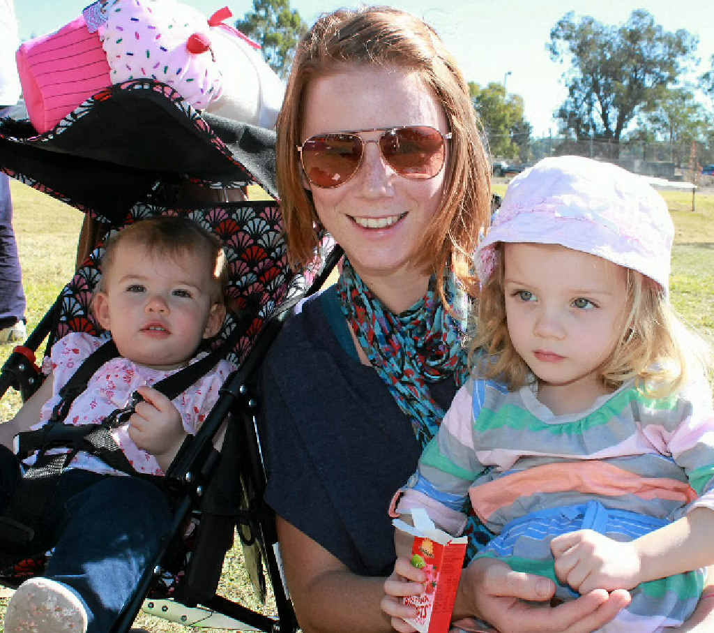Molly, Sarah and Piper Grant soak up the sun at the Ryanie for Tyres Show and Shine at the weekend. Molly, Sarah and Piper Grant soak up the sun at the Ryanie for Tyres Show and Shine at the weekend.